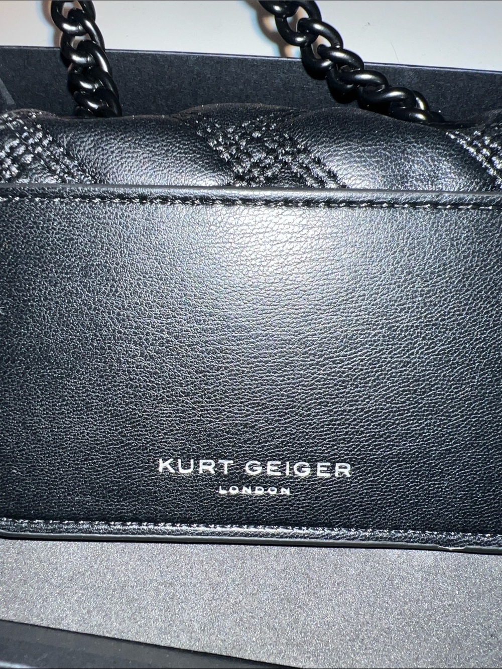 Kurt Geiger micro drench bag with large rhinestone eagle detail - Picture 5 of 9